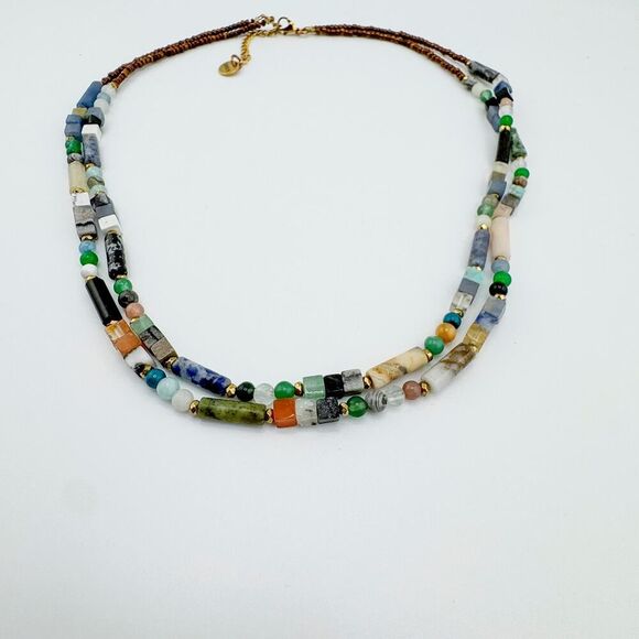 Green Jade -Jasper Choker – Handmade Jewelry | Necklaces  Vintage Layered Gemstone Necklace Natural Jasper Agate Turquoise Amazonite Jade